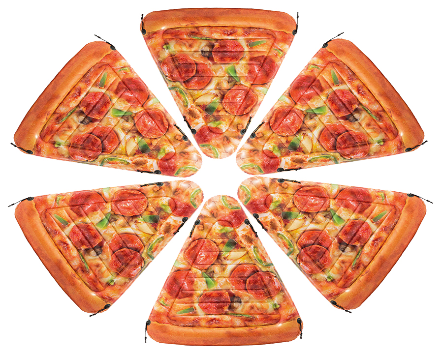 Надувной матрас "Кусочек пиццы", 175 х 145 см Intex