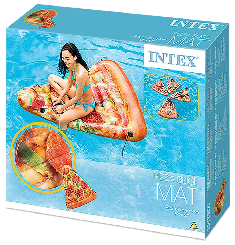 Надувной матрас "Кусочек пиццы", 175 х 145 см Intex