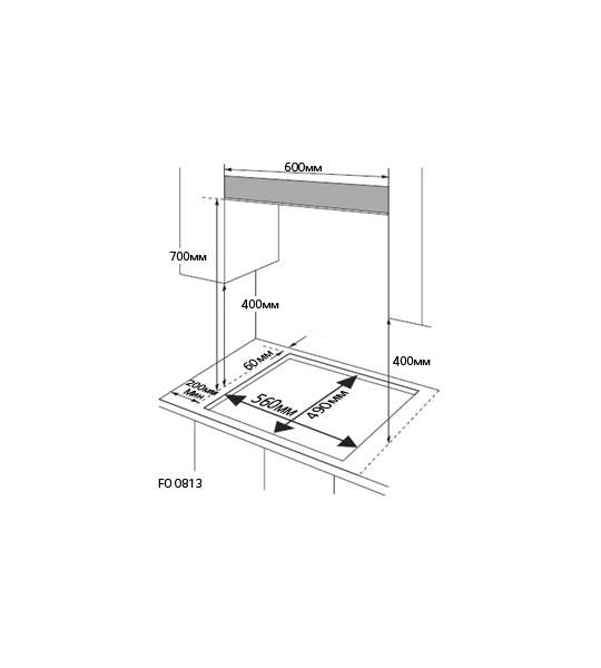 Расстояние от варочной панели до вытяжки на кухне