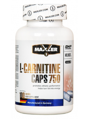 Maxler L-Carnitine 750, 100 капсул - купить в Fitness24, цена на Мегамаркет