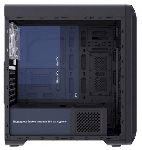 Компьютерный корпус zalman i3 edge без бп black transparent обзор