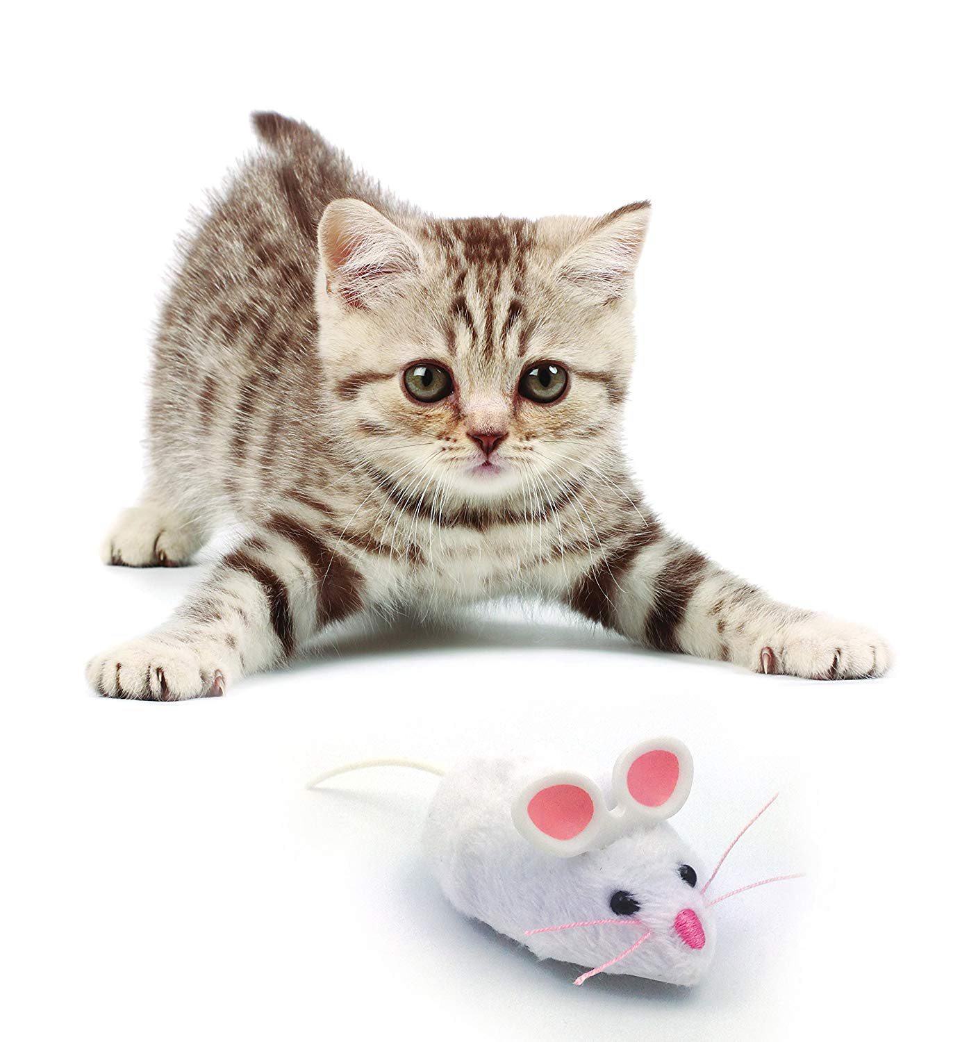 Игрушка для кошек Hexbug Mouse Cat Toy, микроробот, белый, 6,2 см