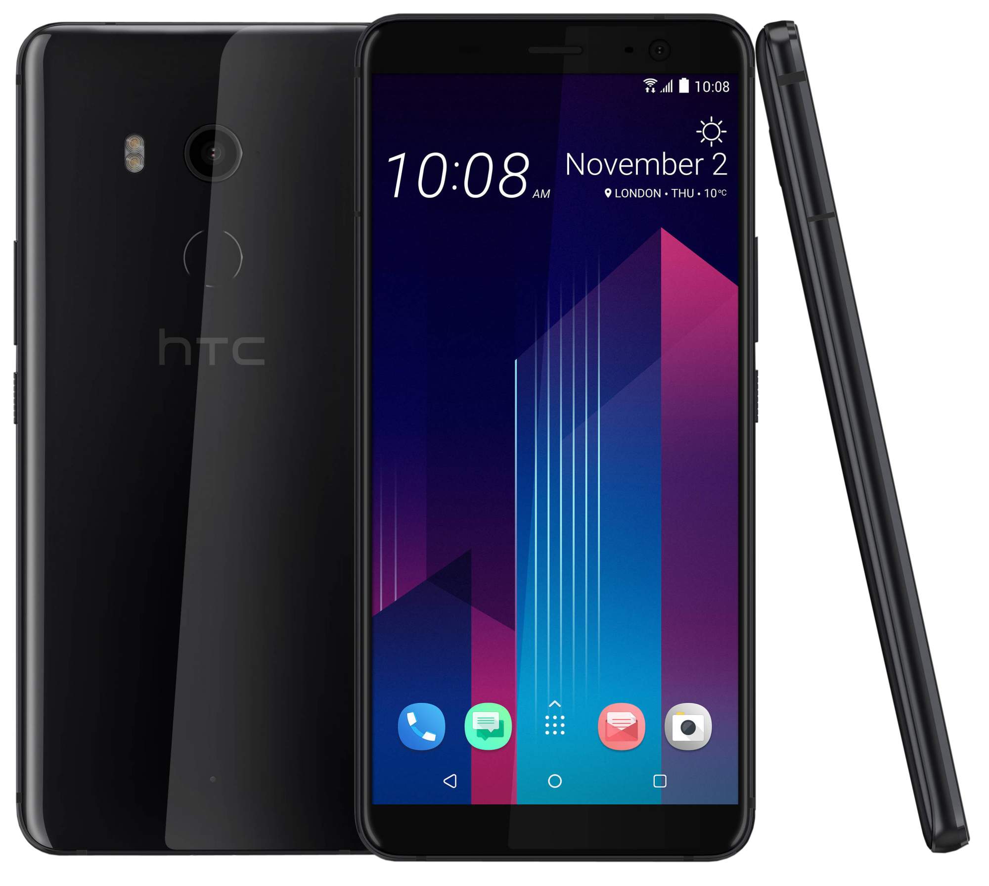 Смартфон HTC U11 Plus 6/128GB Ceramic Black, купить в Москве, цены в  интернет-магазинах на Мегамаркет