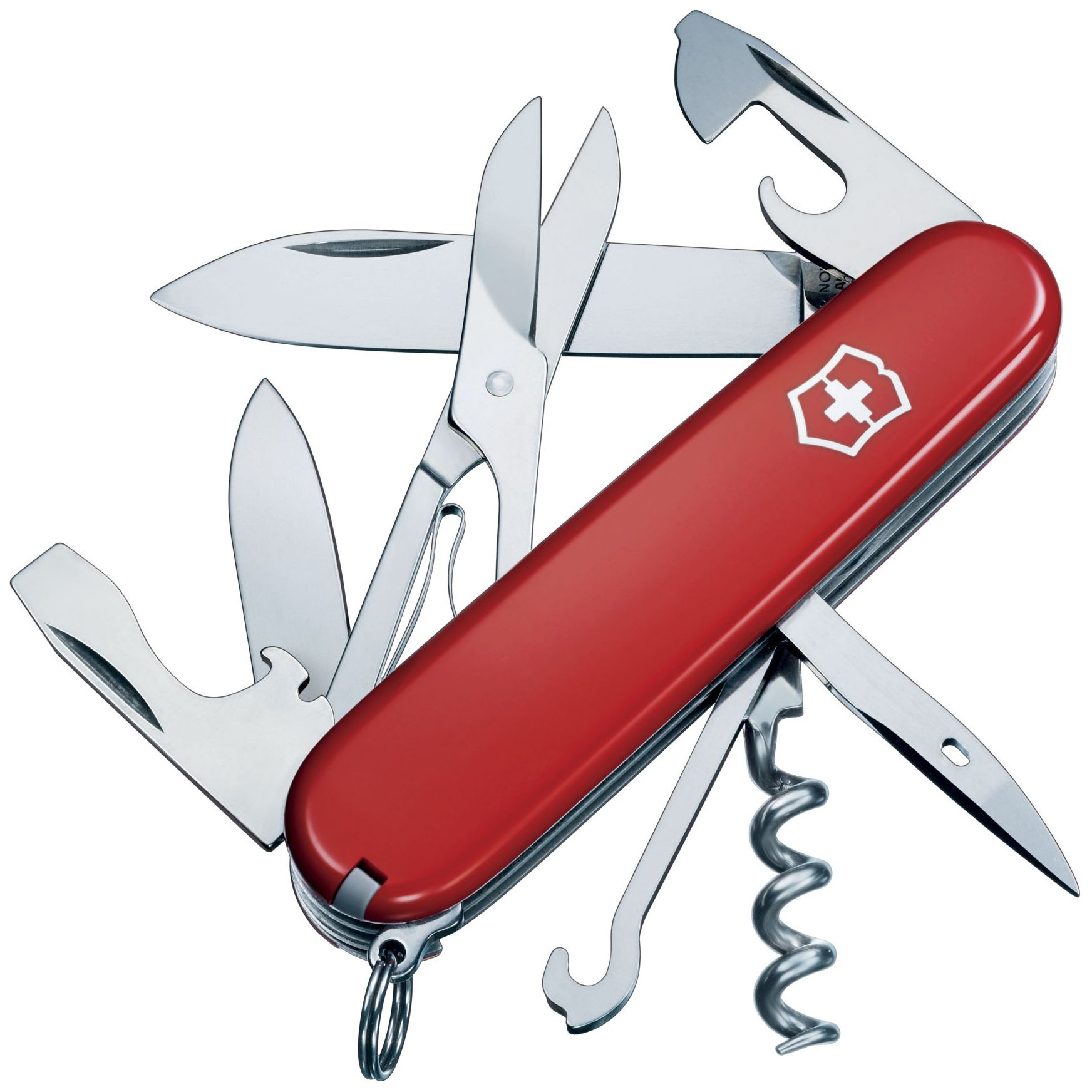 Мультитул Victorinox Climber 1.3703 91 мм красный/серебристый, 14 функций - купить в Москве, цены на Мегамаркет | 100022977669