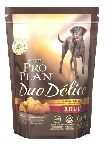 Сухой корм для собак PRO PLAN Duo Delice Adult, курица и рис, 10кг