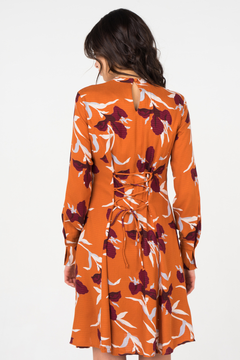 Платье женское Y.A.S 26012026 оранжевое 48