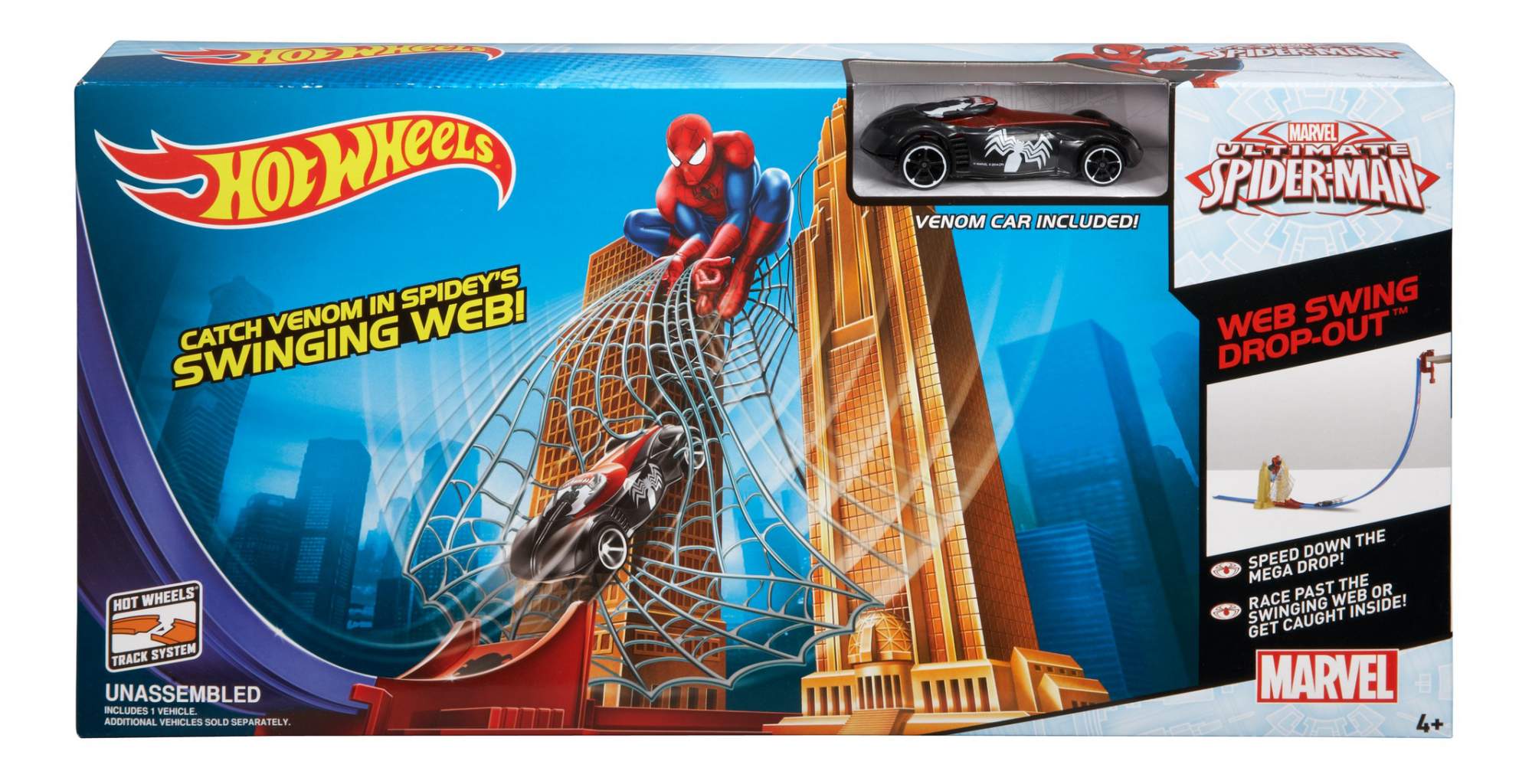 Hot wheels spider. Автомобиль человека паука хот Вилс fdm61. Хот Вилс машинки человек паук. Трек хот Вилс человек паук. Хот Вилс набор с пауком.