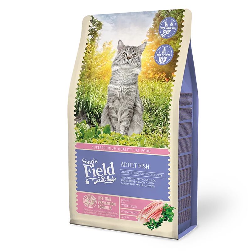 Sam&#039;s field. Sams field корм для кошек. кошачий корм сэм.