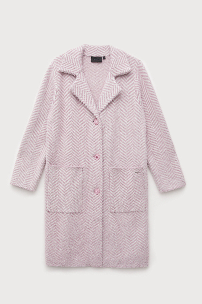 Пальто женское Finn Flare FBC11147 фиолетовое XL