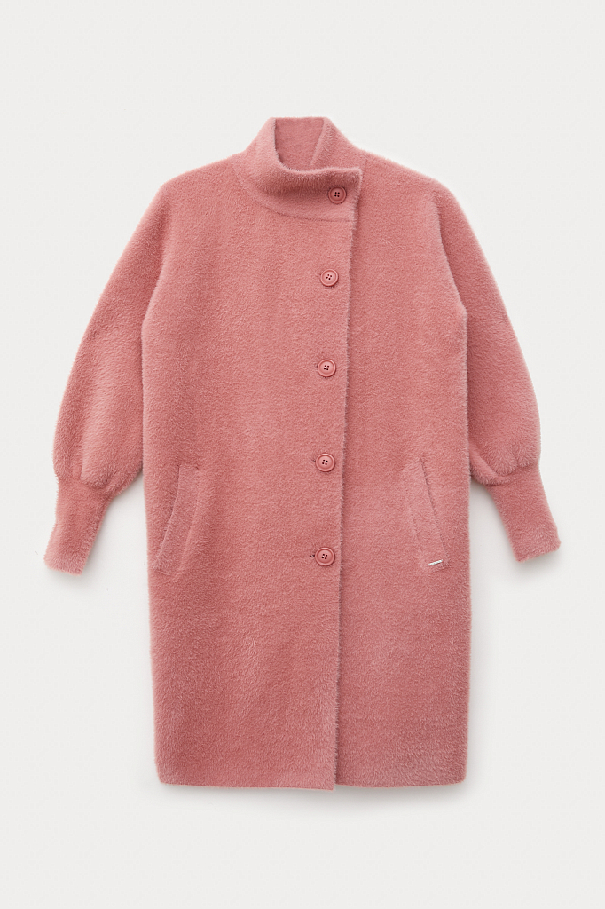 Пальто женское Finn Flare FBC11145 розовое M