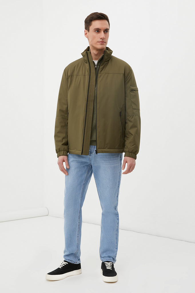 Куртка мужская Finn Flare FBC21011 зеленая M