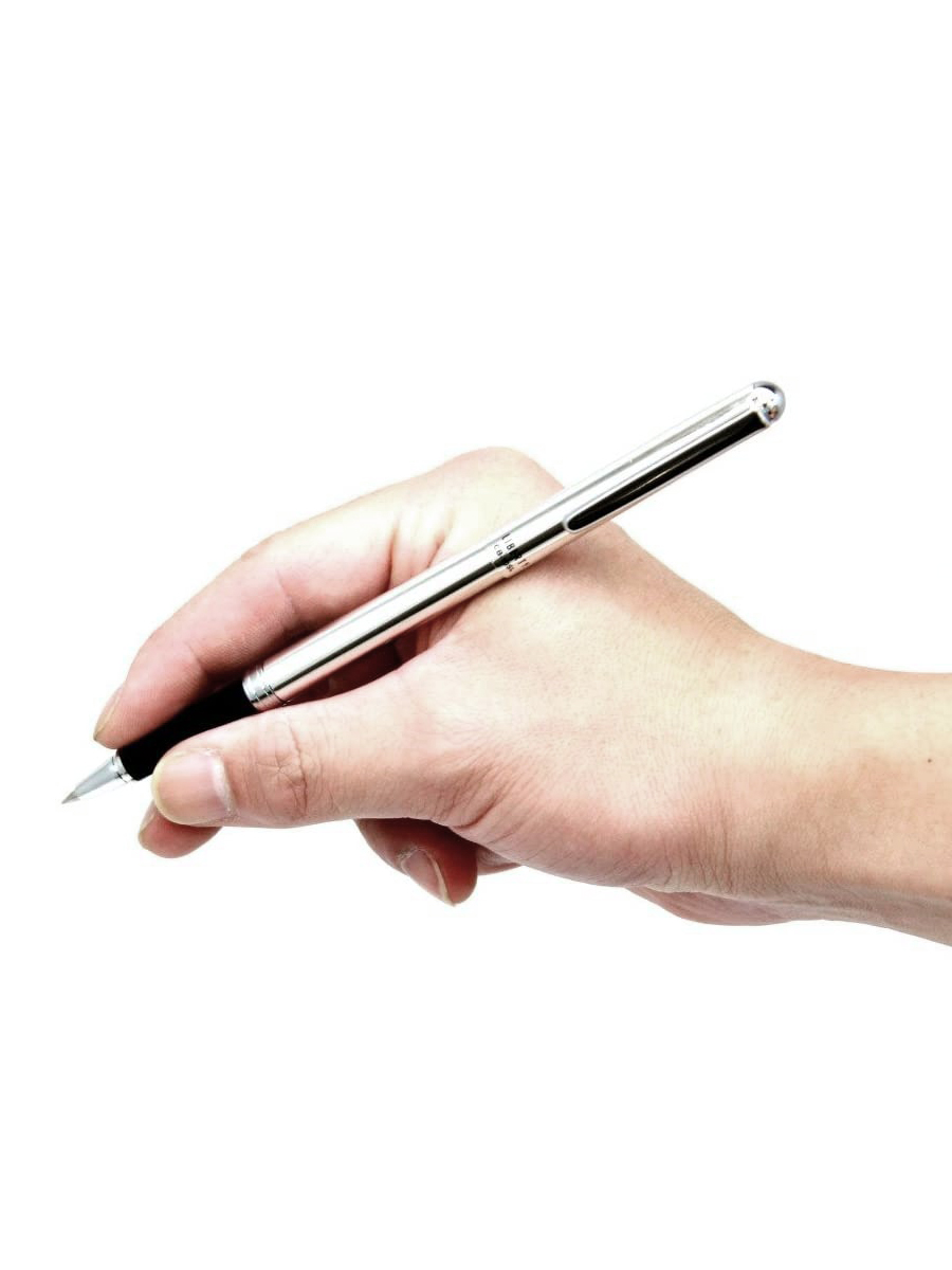 Ручка роллер подарочная OHTO Lyberty Япония 0,5мм,черный корпус, деревянный футляр