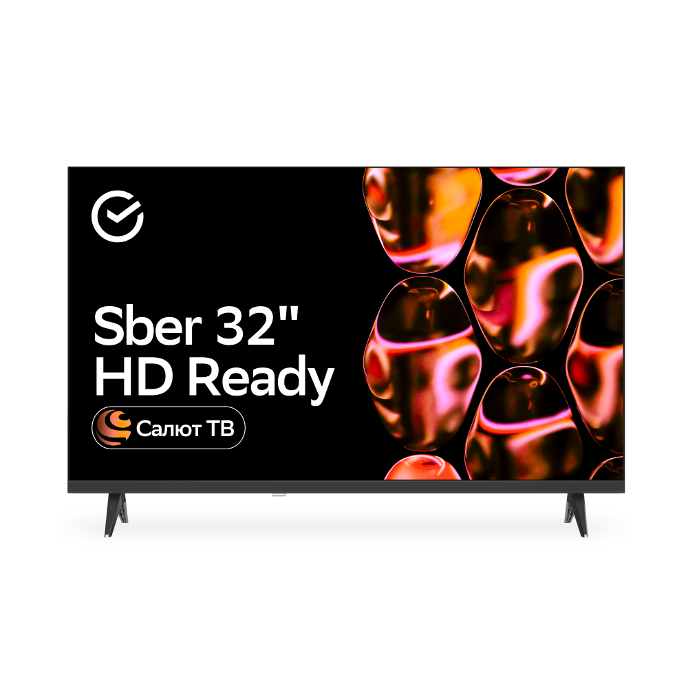 Телевизор Sber SDX-32H2124, 32"(81 см), HD RAM 1,5GB - купить в Мегамаркет Спб Шушары, цена на Мегамаркет