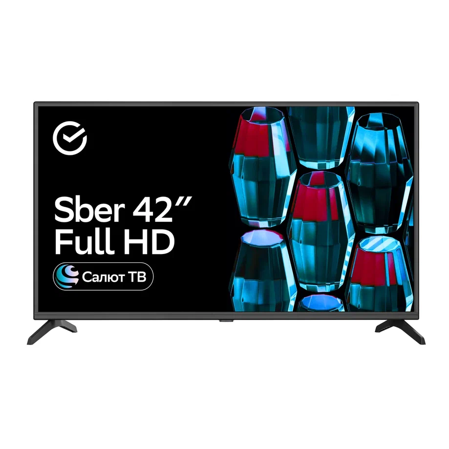 Телевизор Sber SDX-42F2018, 42"(105 см), FHD RAM 1,5GB, купить в Москве, цены в интернет-магазинах на Мегамаркет