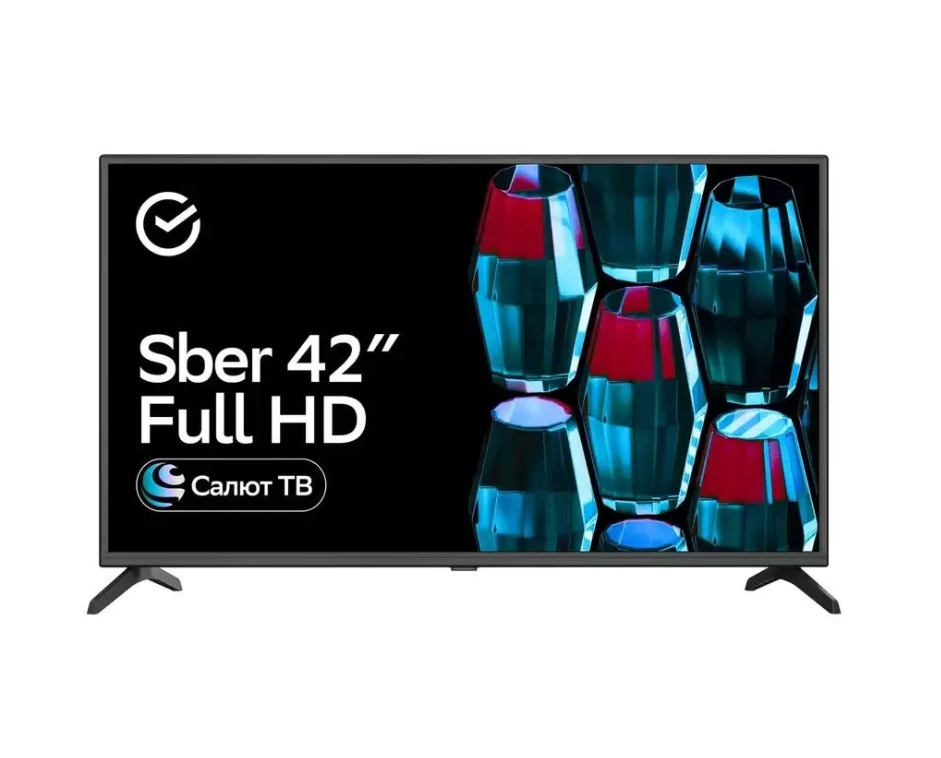 Телевизор Sber SDX-42F2018, 42"(105 см), FHD RAM 1,5GB – купить в Москве, цены в интернет-магазинах на Мегамаркет