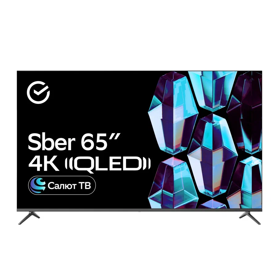 Телевизор Sber SDX-65UQ5233, 65"(165 см), UHD 4K RAM 2GB – купить в Москве, цены в интернет-магазинах на Мегамаркет