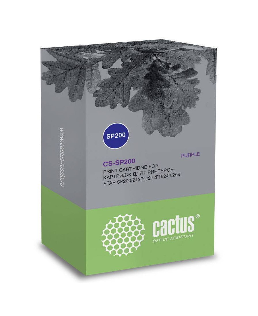 Картридж для матричного принтера CACTUS CS-SP200 пурпурный, совместимый