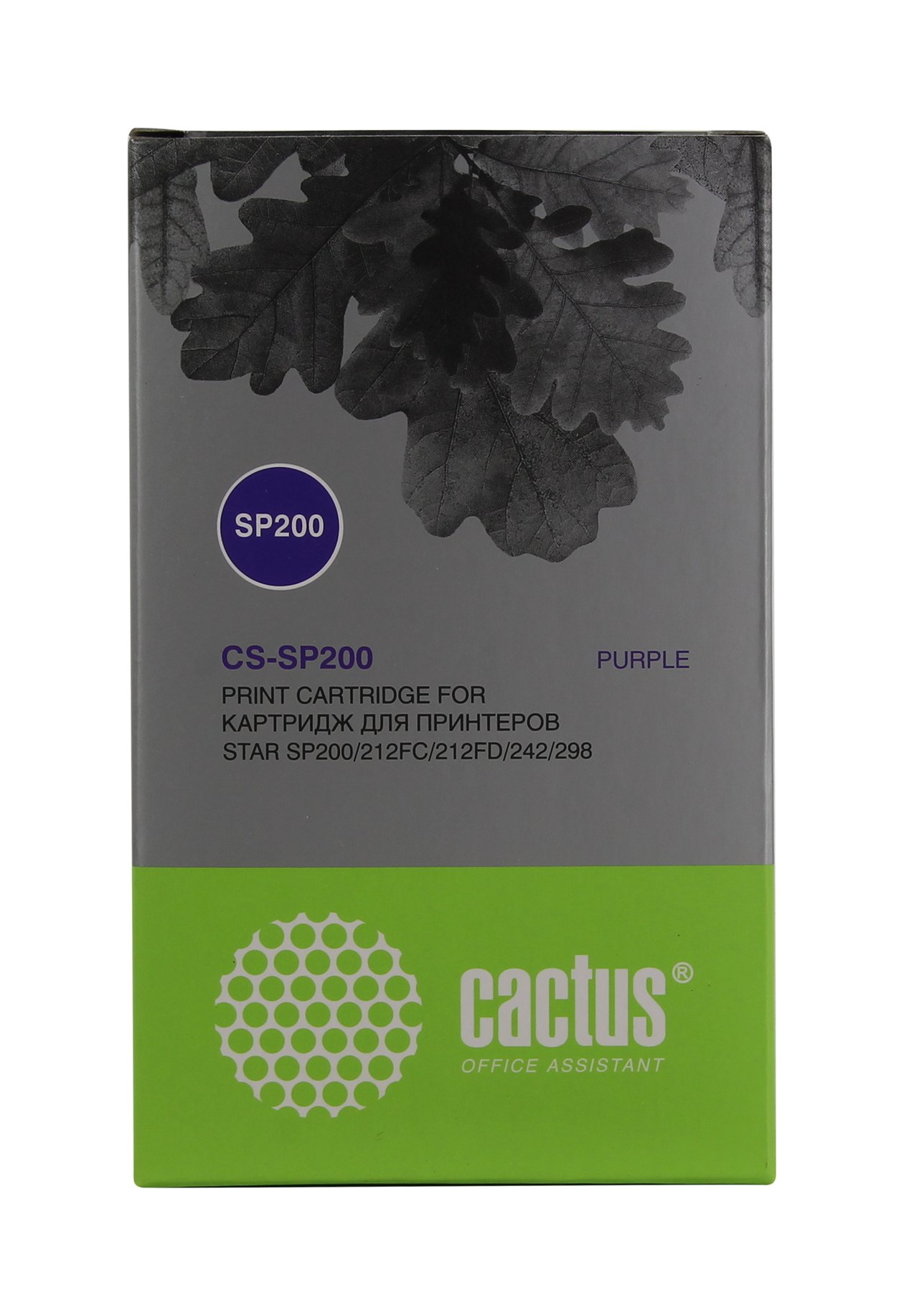 Картридж для матричного принтера CACTUS CS-SP200 пурпурный, совместимый