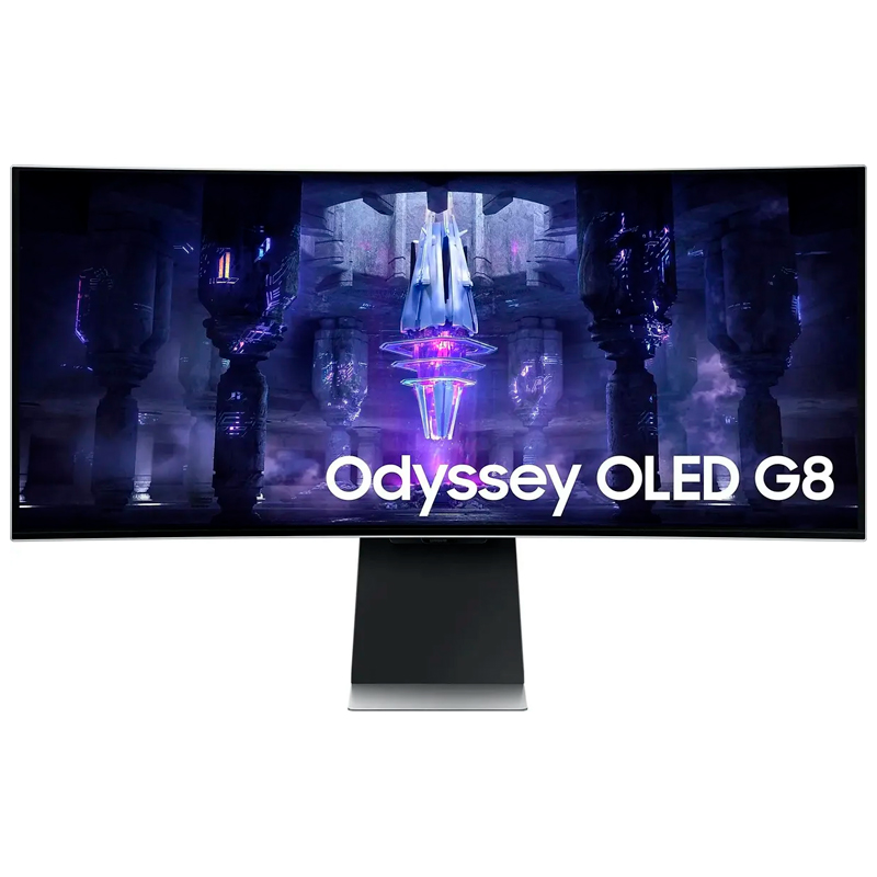 34" Монитор Samsung Odyssey OLED G8 (S34BG850SI) черный 175Hz 3440x1440 OLED - купить в РЕАЛ, цена на Мегамаркет