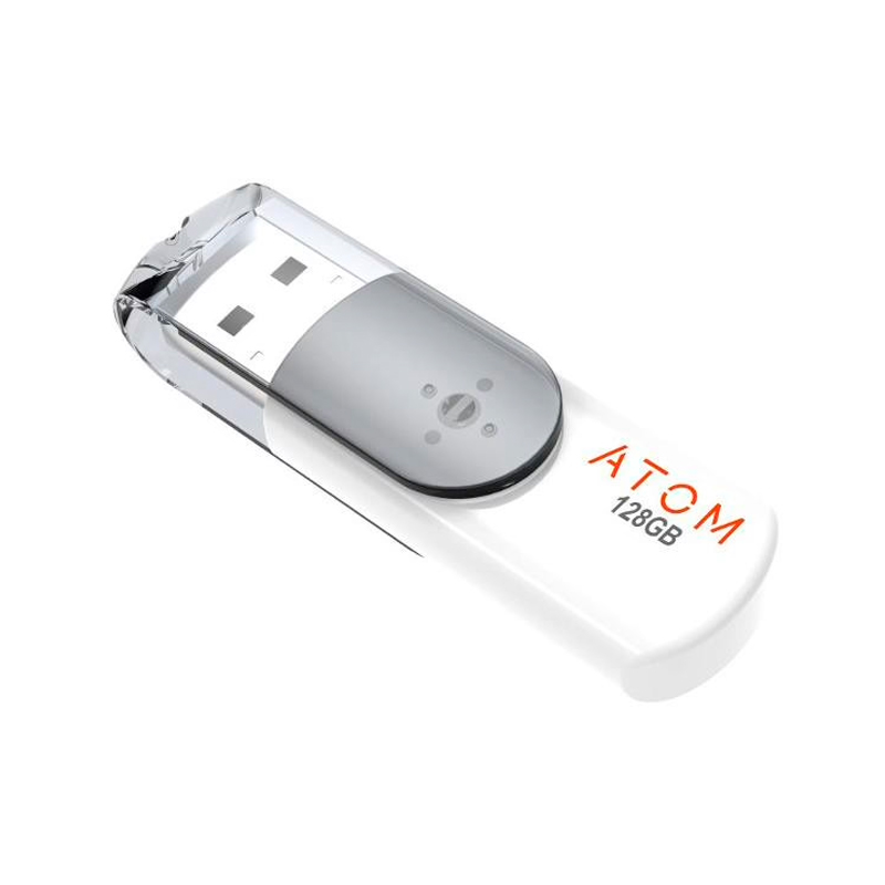 Флешка Atom AUSB3SW 128GB USB3.2 White (AUSB3SW/128GB) - купить в М.видео, цена на Мегамаркет
