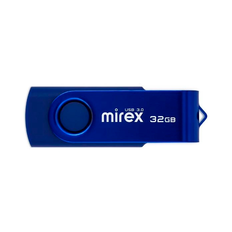 Флешка Mirex Swivel 32GB USB3.0 Deep Blue (13600-FM3BSL32), купить в Москве, цены в интернет-магазинах на Мегамаркет