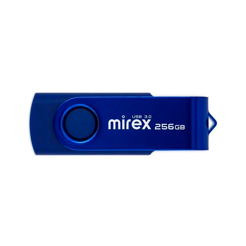 Флешка Mirex Swivel 256GB USB3.0 Deep Blue (13600-FM3BS256), купить в Москве, цены в интернет-магазинах на Мегамаркет