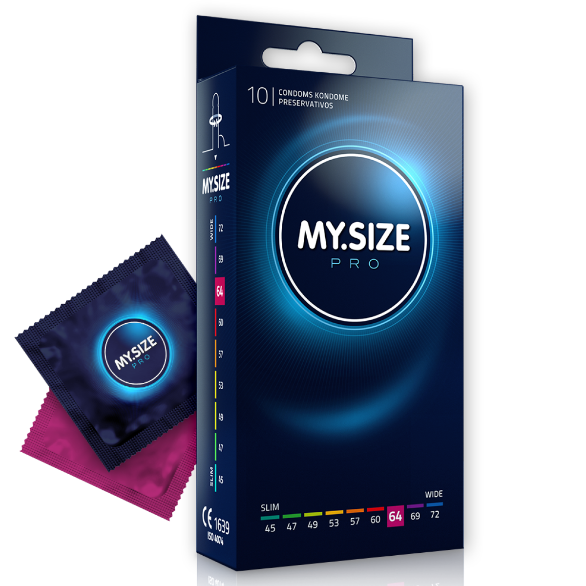 Презервативы MY.SIZE PRO р.64 10 шт. - отзывы покупателей на Мегамаркет