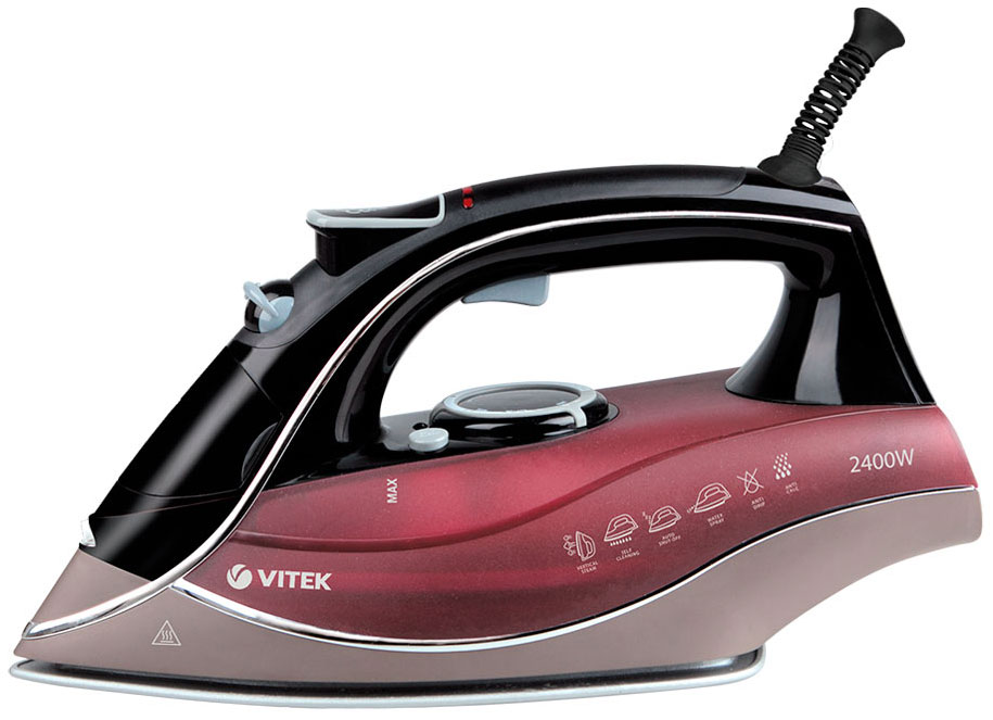 Утюг VITEK VT-1240 Red/Black - купить в М.видео, цена на Мегамаркет