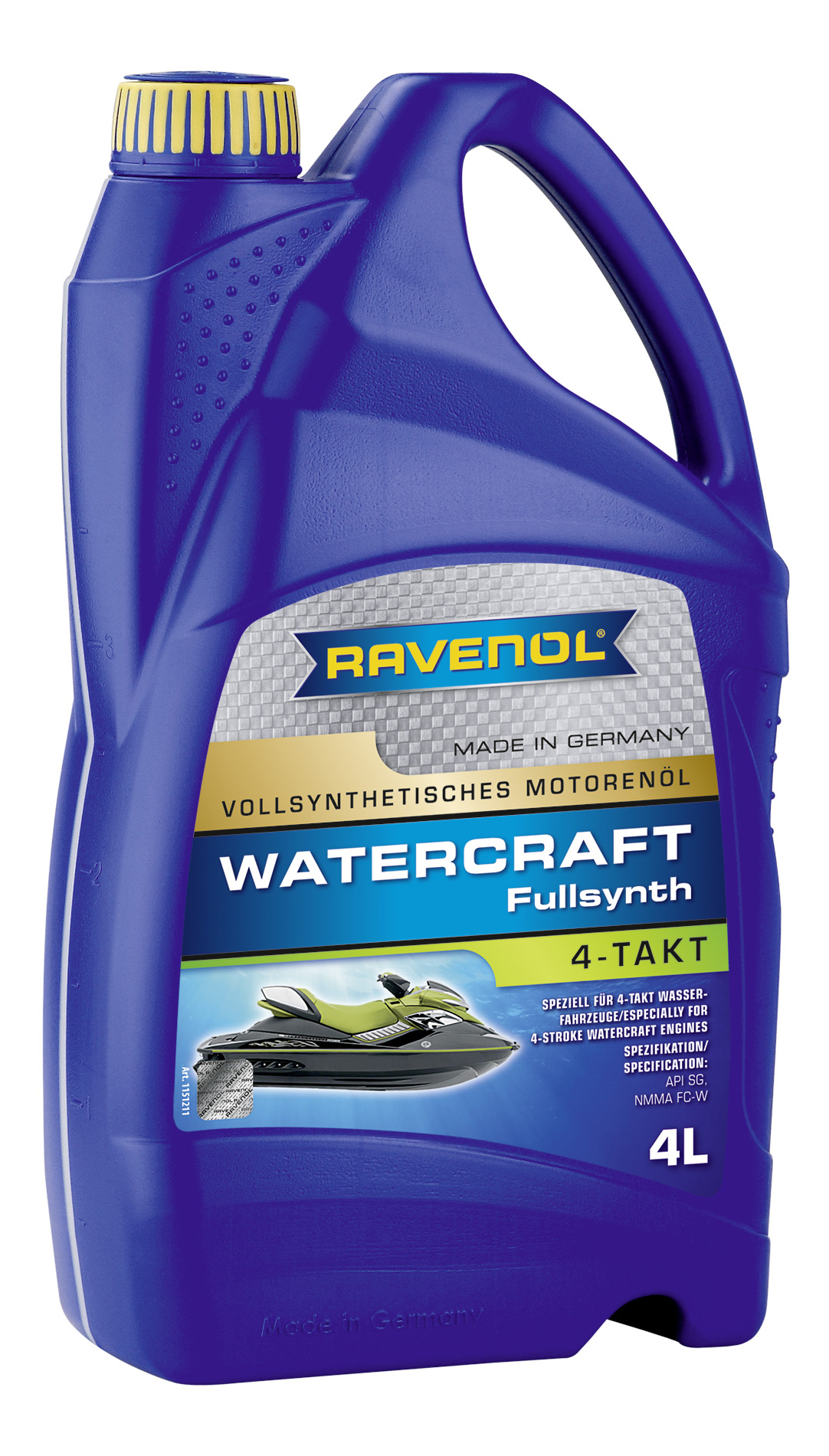 Моторное масло Ravenol Watercraft 4-Takt 10W-40 4л