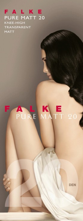 Гольфы женские FALKE Pure Matt KH бежевые 35-38