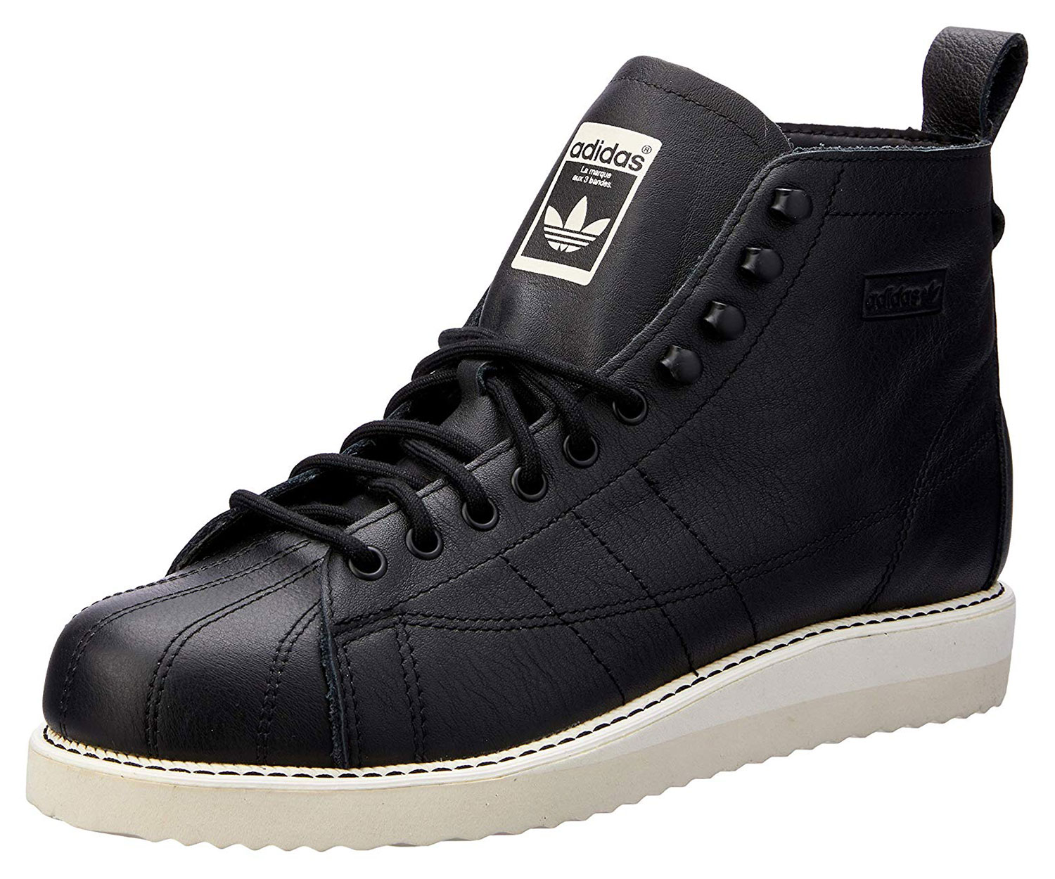 Ботинки Adidas Superstar, core black, 7.5 UK - купить в Москве, цены наМегамаркет