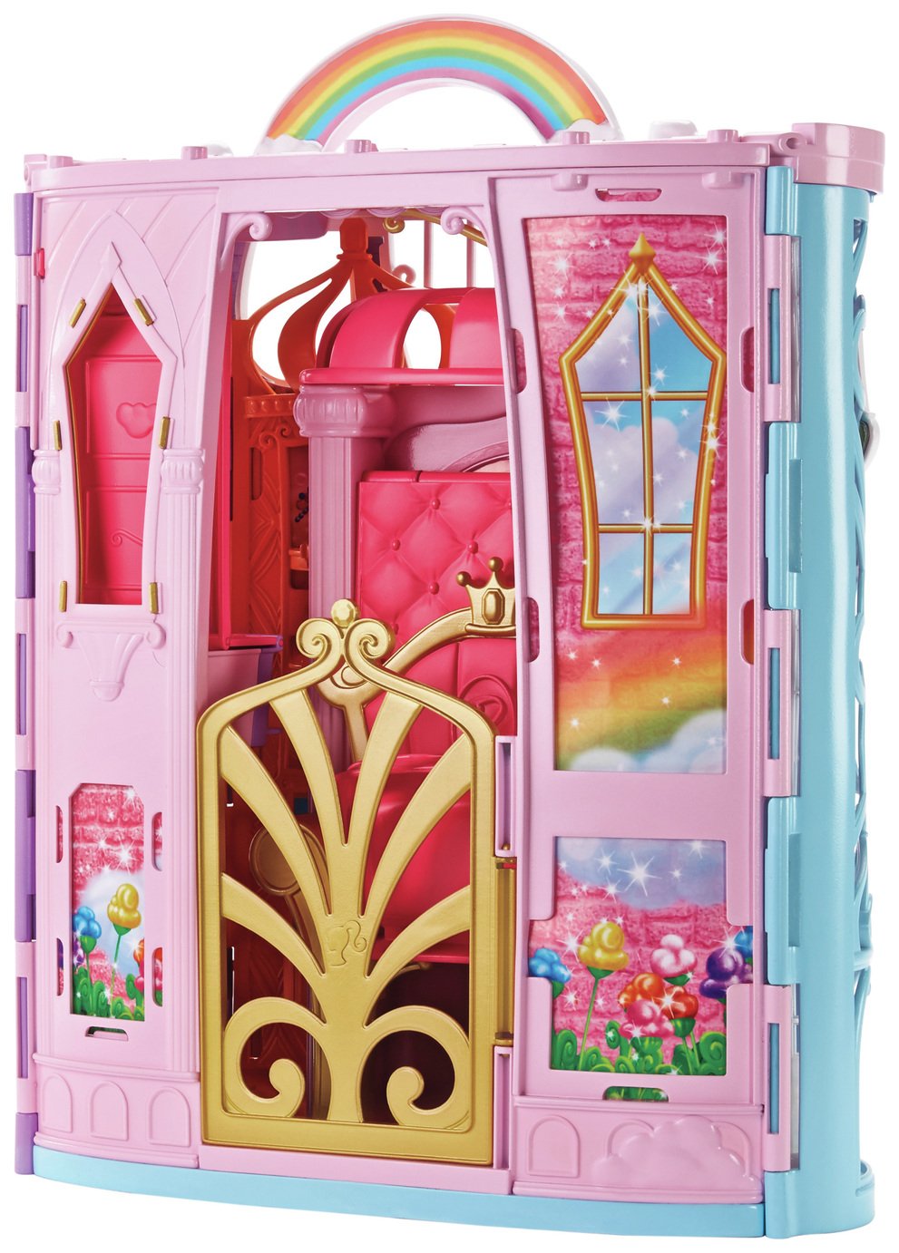 Переносной радужный дворец FTV98 для Barbie