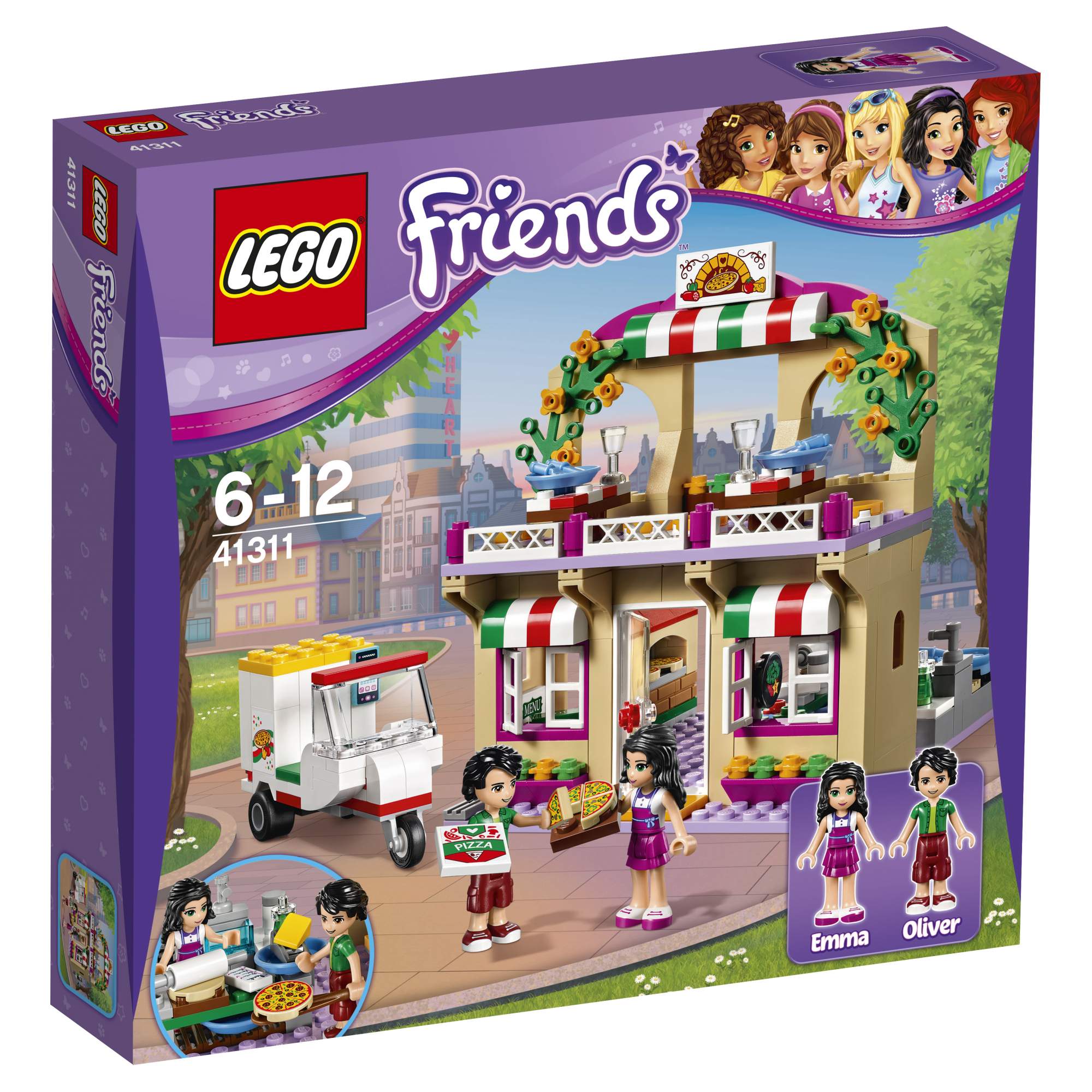 Отзывы о конструктор LEGO Friends Пиццерия (41311) - отзывы покупателей на  Мегамаркет | конструкторы LEGO 41311 - 100000075270