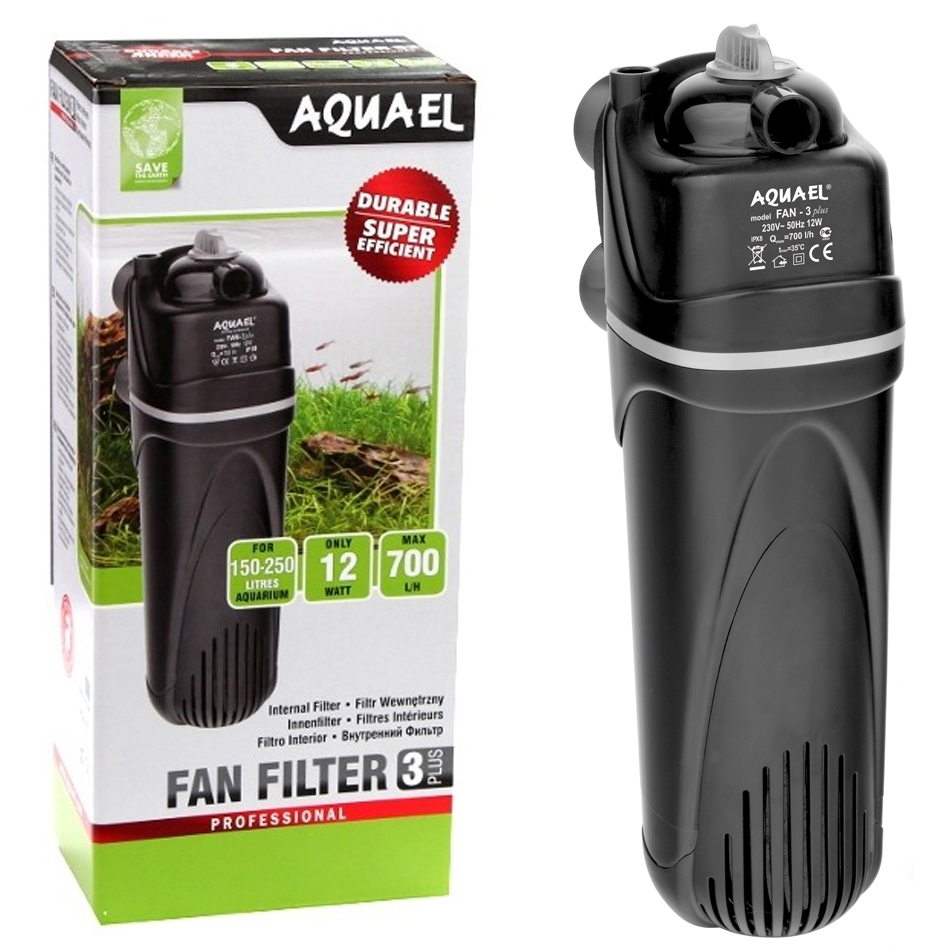 Фильтр для аквариума внутренний Aquael Fan-3 Plus, 700 л/ч, 12 Вт