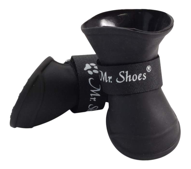 Обувь для собак Triol размер L, 2 шт черный