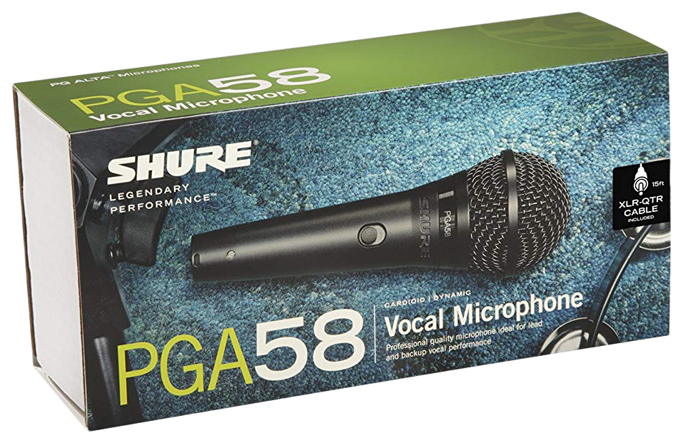 Микрофон Shure PGA58-QTR-E Black
