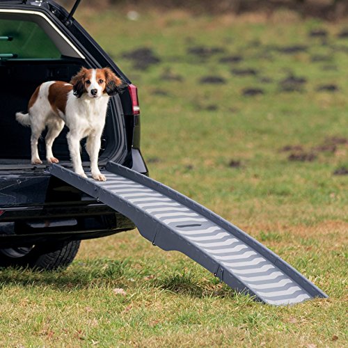 Пандус для собак TRIXIE Petwalk Folding Ramp, серый, 39 х 150 см, до 25 кг
