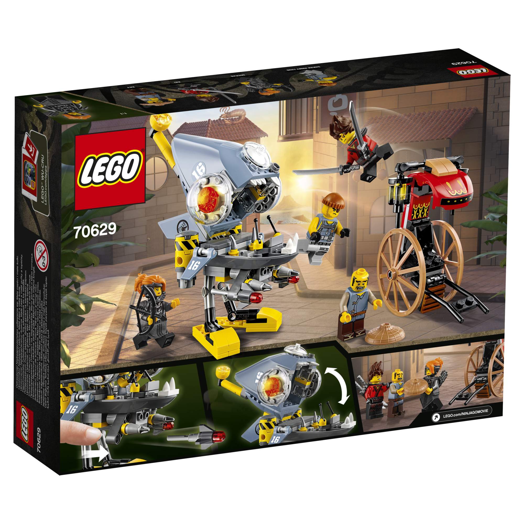 Купить конструктор LEGO Ninjago Нападение пираньи (70629), цены на  Мегамаркет | Артикул: 100023250870