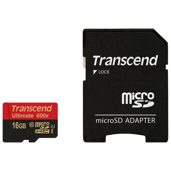 Карта памяти Transcend Micro SDHC Ultimate TS16GUSDHC10U1 16GB