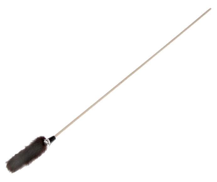 Дразнилка для кошек Petto Лапка норки, черный, 50 см