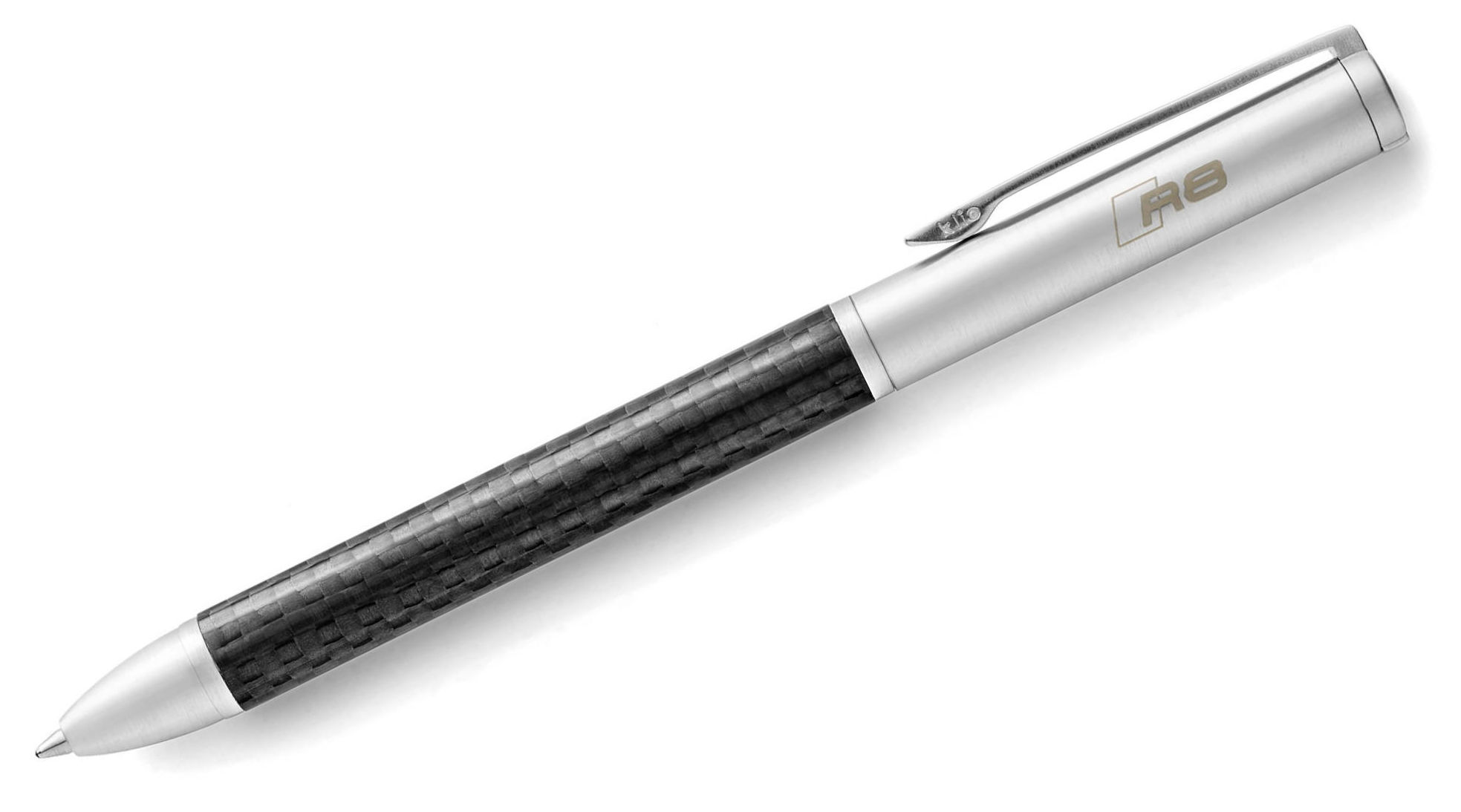 Шариковая ручка Audi Sport R8 3221800400 silver/carbon