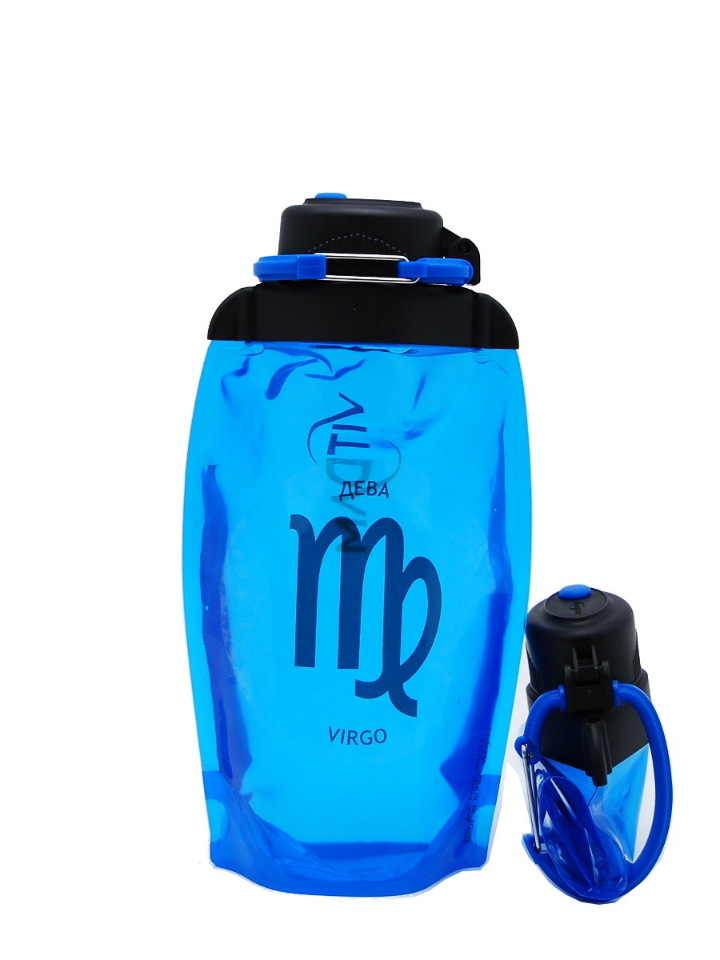 Бутылка Vitdam B050BLS-1205 500 мл синяя virgo