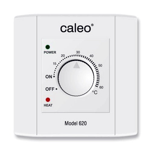 Терморегулятор Caleo 620 встраиваемый аналоговый, 3,5 кВт - купить в ООО «Стройландия.ру», цена на Мегамаркет