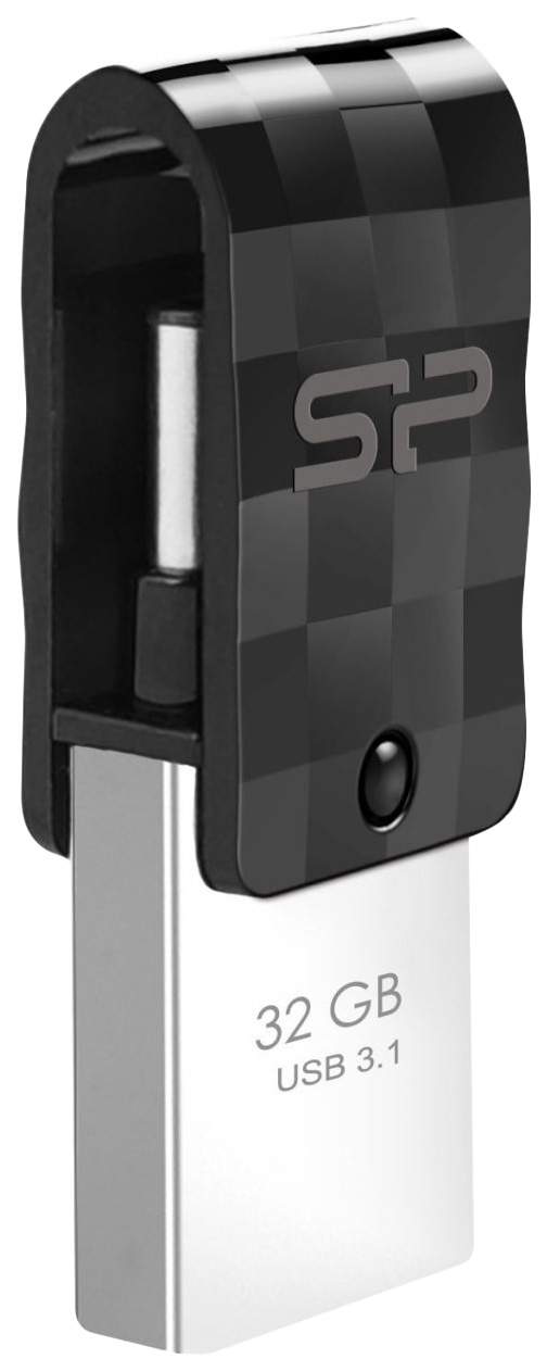 Флешка Silicon Power Mobile C31 32ГБ Black (SP032GBUC3C31V1K) - купить в АМИТ-Проект, цена на Мегамаркет