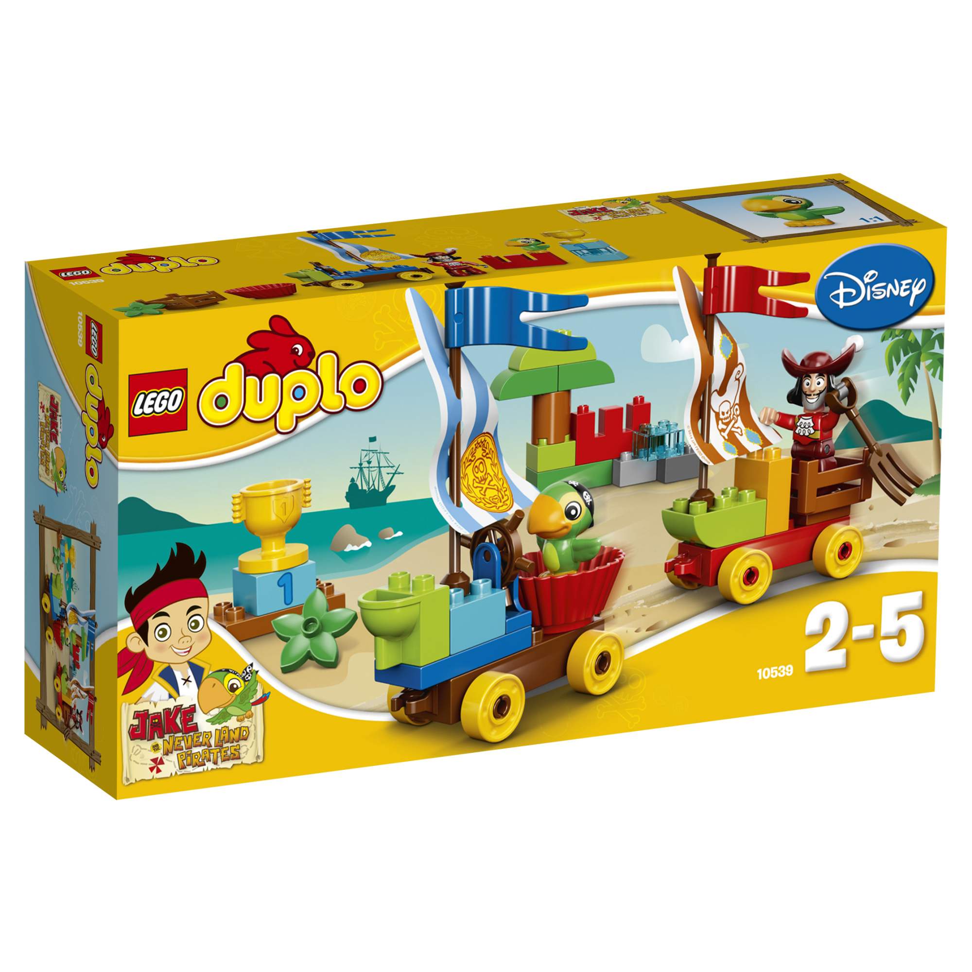 Купить конструктор LEGO DUPLO Jake Гонки на пляже (10539), цены на  Мегамаркет | Артикул: 100000075871