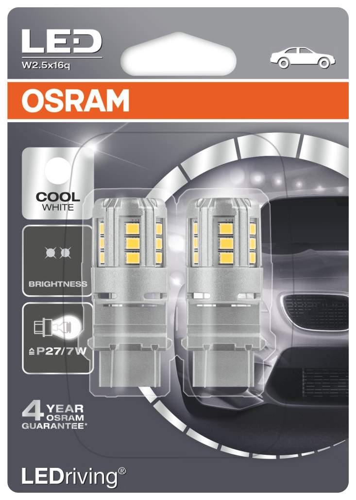 Лампа светодиодная автомобильная OSRAM 3W 12VW2.5X16Q (3547R-02B)