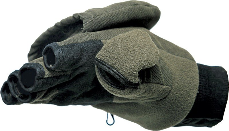 Перчатки-варежки мужские Norfin Magnet green/black, р. L