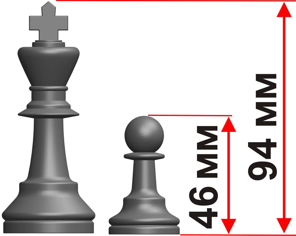Шахматные фигуры чертежи с размерами