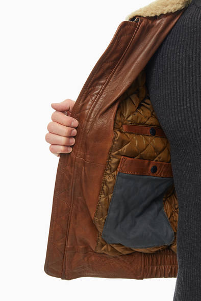 Кожаная куртка мужская Aeronautica Militare PN9081839 00006