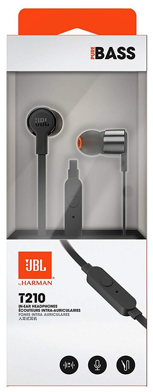 Наушники JBL T210 Black